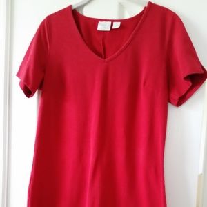 Red Sheath Dress -- Small